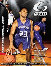 Image of custom basketball uniforms from Basketball by GTM Sportswear catalog