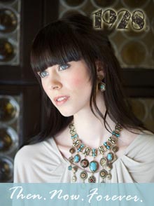Picture of vintage style jewelry from 1928 Jewelry catalog