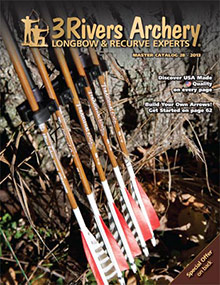 Picture of shooting arrows from 3Rivers Archery catalog