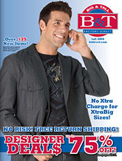 Image of big and tall t shirts from B&T Factory Direct catalog