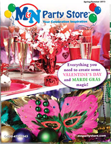 Picture of discount party supplies catalog from M & N Party Store catalog