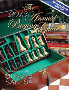 Picture of play chess against computer from U. S. Chess Federation catalog