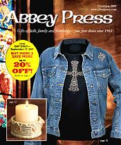 Image of religious crosses from Abbey Press catalog