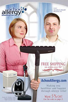 Picture of air purifiers from AchooAllergy.com catalog