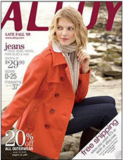 Image of clothes catalogs from Alloy catalog