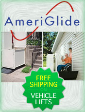 Picture of home stair lifts from Ameriglide catalog