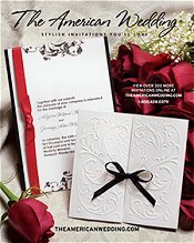 Image of affordable wedding invitations from The American Wedding catalog