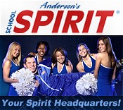 image of cheer megaphone from Anderson's Spirit catalog