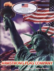 Image of flags of the world from Armstrong Flag Company catalog