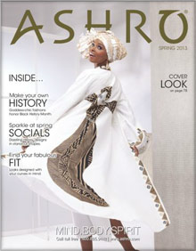 Picture of women's ethnic clothing from ASHRO Lifestyle catalog