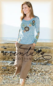 Image of eco friendly collection from Aventura Clothing catalog