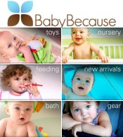 Image of cloth diapers from BabyBecause catalog
