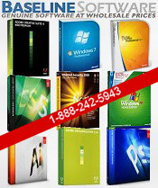 Image of computer software products from Baseline Software catalog