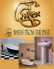 Picture of vintage tub and bath from Baths From The Past catalog Picture of vintage tub and bath from Baths From The Past catalog
