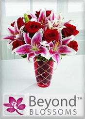 Picture of online flowers delivered from Beyond Blossoms catalog