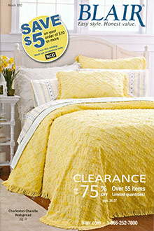 Picture of home basics from Blair Home catalog
