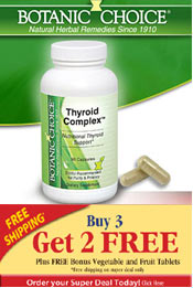 Image of supplements for thyroid health from Academic Superstore catalog