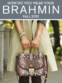 Picture of handbag styles from Brahmin Handbags catalog