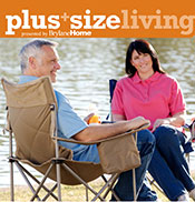 Image of oversized chairs from Plus+ Size Living from BrylaneHome catalog