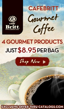 Picture of best organic coffee from Cafe Britt catalog
