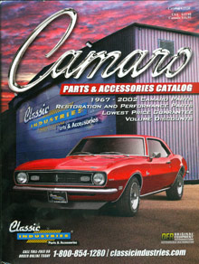 Picture of Camaro restoration parts from Camaro Parts from Classic Industries catalog