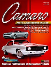 Picture of Camaro restoration parts from Classic Industries catalog Picture of Camaro restoration parts from Classic Industries catalog