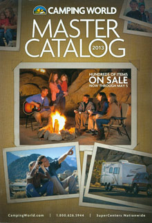 Picture of RV supplies from Camping World catalog