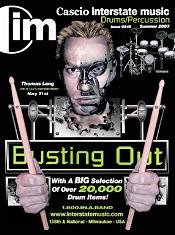 Image of drum sets from Cascio Interstate Drums & Percussion catalog