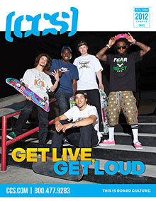 Picture of skateboard shops from CCS Skateboards catalog
