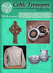 Image of Irish Celtic jewelry from Celtic Treasures catalog