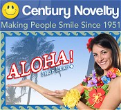 image of birthday party decorations from Century Novelty catalog
