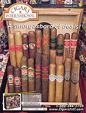 Image of cigar sales from Cigars International Big Book of Cigars catalog
