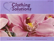 image of womens flannel pajamas from Clothing Solutions catalog
