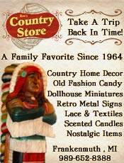 Image of figurines for christmas from Rau's Country Store catalog