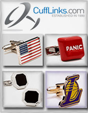 Picture of 14k gold cufflinks from CuffLinks.com catalog