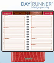 Image of appointment schedule books from Day Runner� catalog