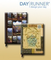 Image of journals or diaries from Day Runner� catalog