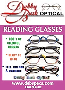 Picture of eyeglasses accessories from Debby Burk catalog