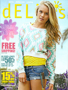 Picture of teen clothes from dELiA*s catalog