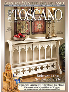 Picture of Tuscan home decor from Design Toscano catalog