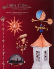 Image of weather vanes from Directions for Home and Garden catalog