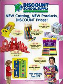 Picture of preschool crafts from Discount School Supply catalog