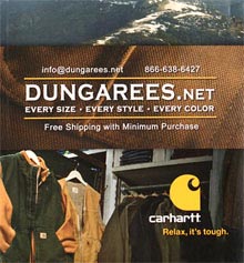 Picture of Carhartt work clothes from Dungarees.net catalog