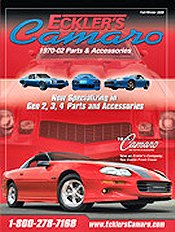 Image of camaro parts catalog from Eckler's Camaro Parts  catalog