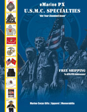 Image of USMC accessories from eMarine PX catalog
