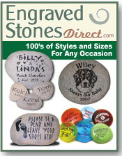 Image of engraved stones from Engraved Stones Direct catalog