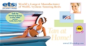 Image of indoor tanning bed from ETS Home Tanning Beds catalog