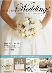 Image of wedding guest favors from Exclusively Weddings catalog