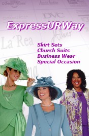 Image of women's skirt suits from Expressurway catalog