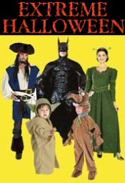 Image of costumes for the holidays from Extreme Halloween  catalog